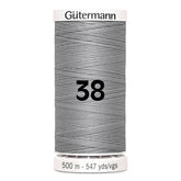 Gutermann naaigaren | 500m | 38 lichtgrijs naaigaren GM - 500M - 38 - lichtgrijs 4008015035860